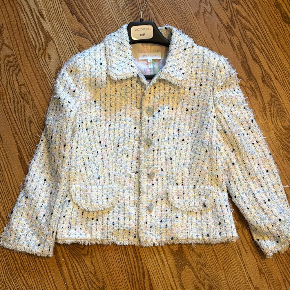 Escada Runway tweed blazer jacket  Small 38